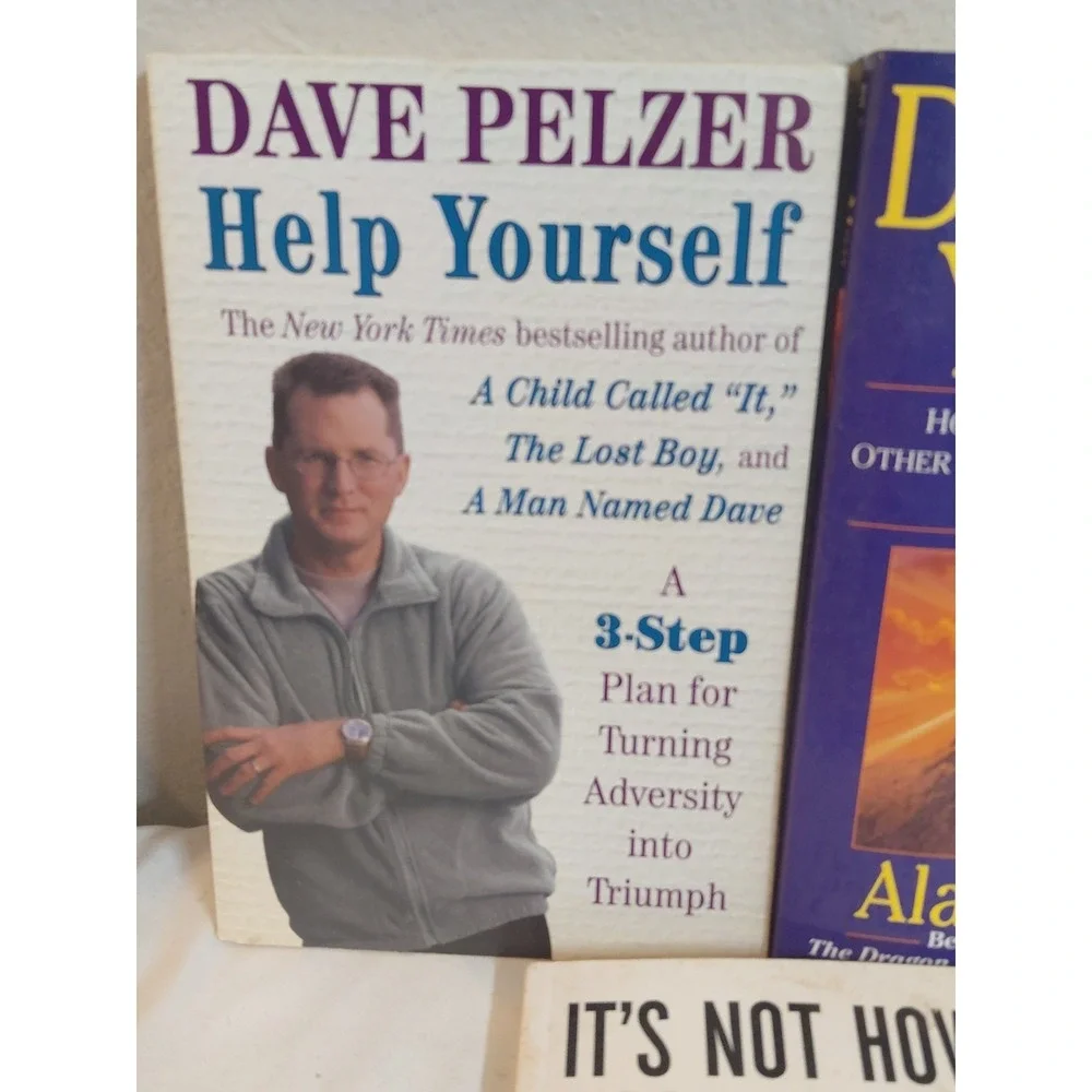 Self Help Book Lot of 3 Dave Pelzer Alan Cohen Paul Arden Motivation Success